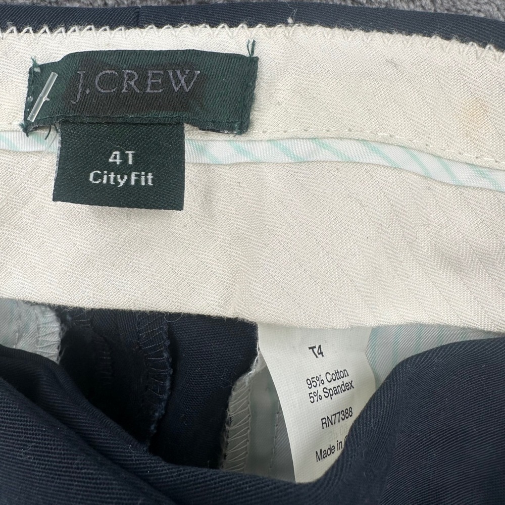 J.Crew Navy Blue City Fit Wide Leg Flare Trousers Pants 4T New 13775 - Picture 5 of 8